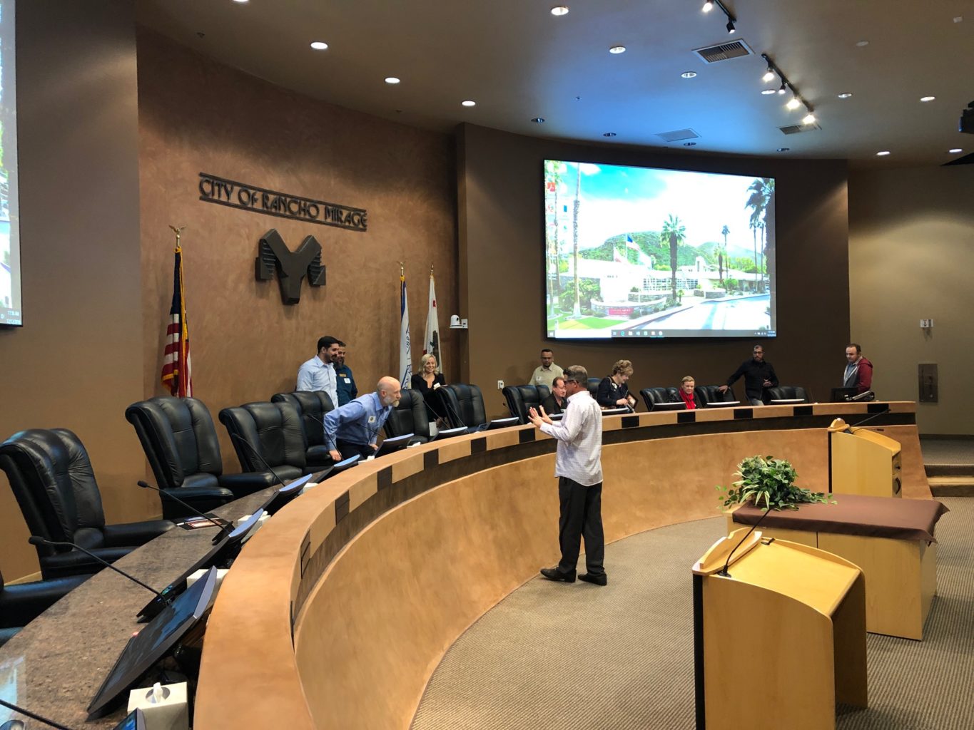 Western Audio Visual, Western AV, WAV, City of Rancho Mirage, Council Chamber